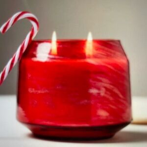 ❤️ ANTHROPOLOGIE THE GATHER CANDLE GOURMAND PEPPERMINT STICK NEW